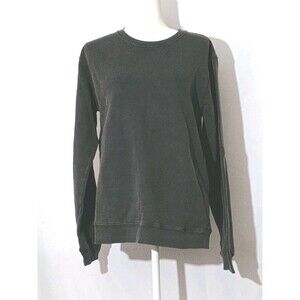 Zutter Dusty Gray Long Sleeve Women's Sweater 100 % Cotton New